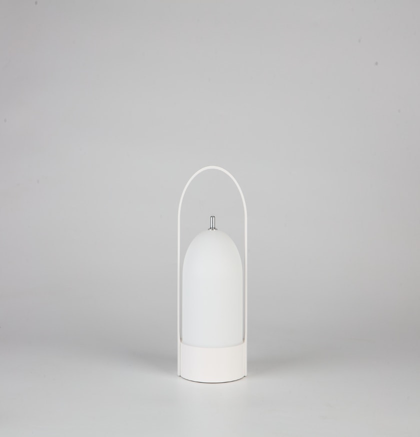 Lampe à poser LED rechargeable VESPER de Collection Cèdre Rouge, Blanc