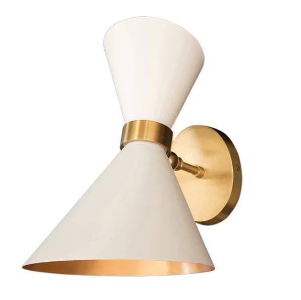 Applique PEGGY double de Gong, Blanc Applique PEGGY double de Gong, Blanc