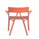 Chaise A.I, Rouge orangé