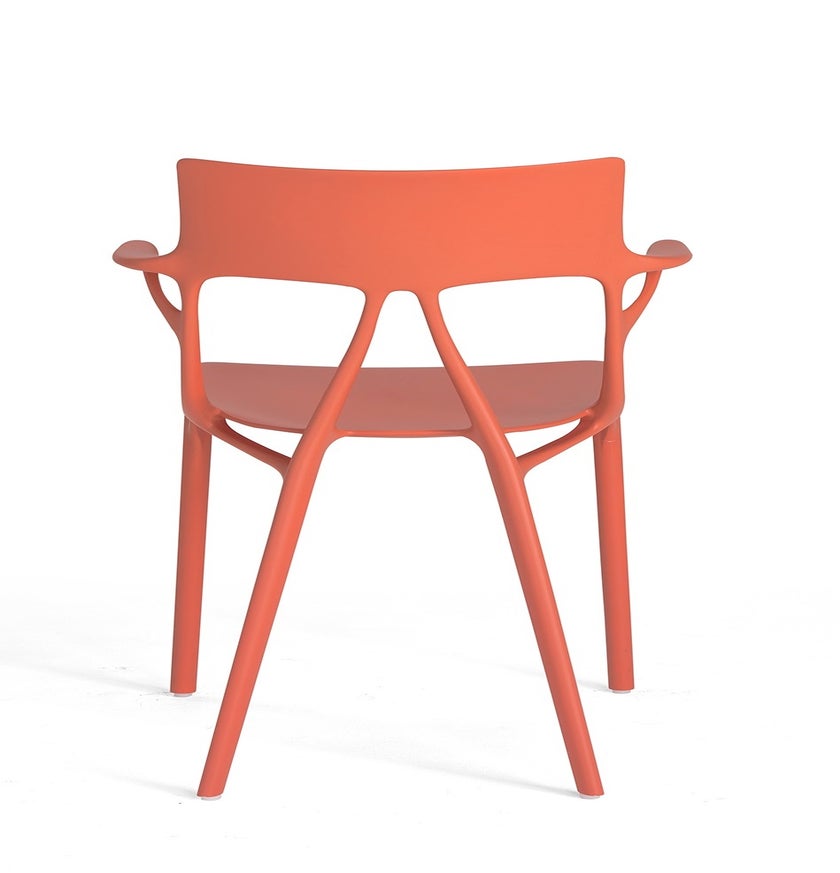 Chaise A.I de Kartell, Rouge orangé