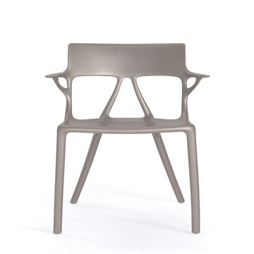 Chaise A.I de Kartell, Gris métallisé