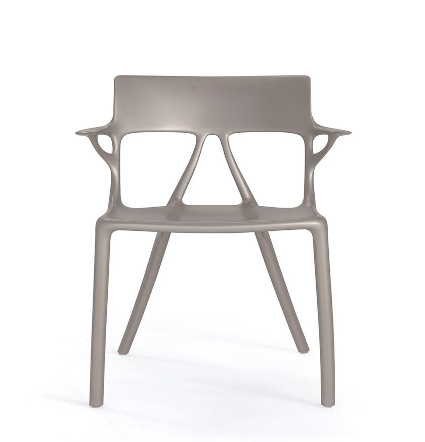 Chaise A.I de Kartell, Gris métallisé