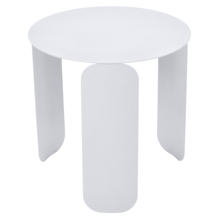 Table basse BEBOP de Fermob, D. 45, Blanc coton Table basse BEBOP de Fermob, D. 45, Blanc coton