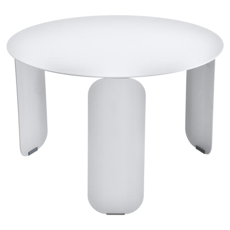 Table basse BEBOP de Fermob, D. 60, Blanc coton Table basse BEBOP de Fermob, D. 60, Blanc coton