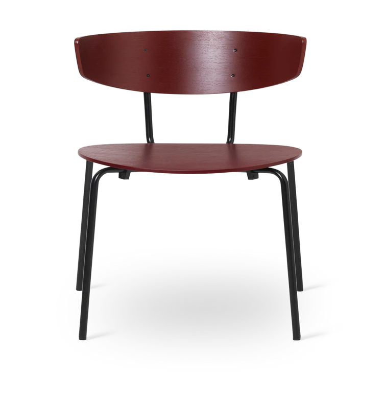 Chaise de table HERMAN de Ferm Living, Red brown