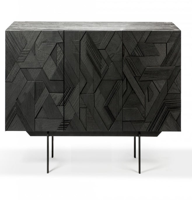 Buffet GRAPHIC d'Ethnicraft, 3 portes, Noir