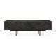 Meuble TV GRAPHIC d'Ethnicraft, L.160 cm, 1 tiroir / 1 porte abattante, Teck noir