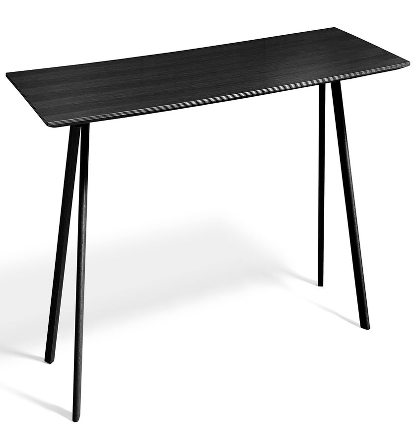 Table COPENHAGUE CPH30 250 X 90 CM de Hay, Plateau et pieds en chêne noir vernis naturel
