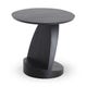 Table d'appoint OBLIC en teck d'Ethnicraft, Noir