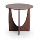 Table d'appoint GEOMETRIC en teck, Brun