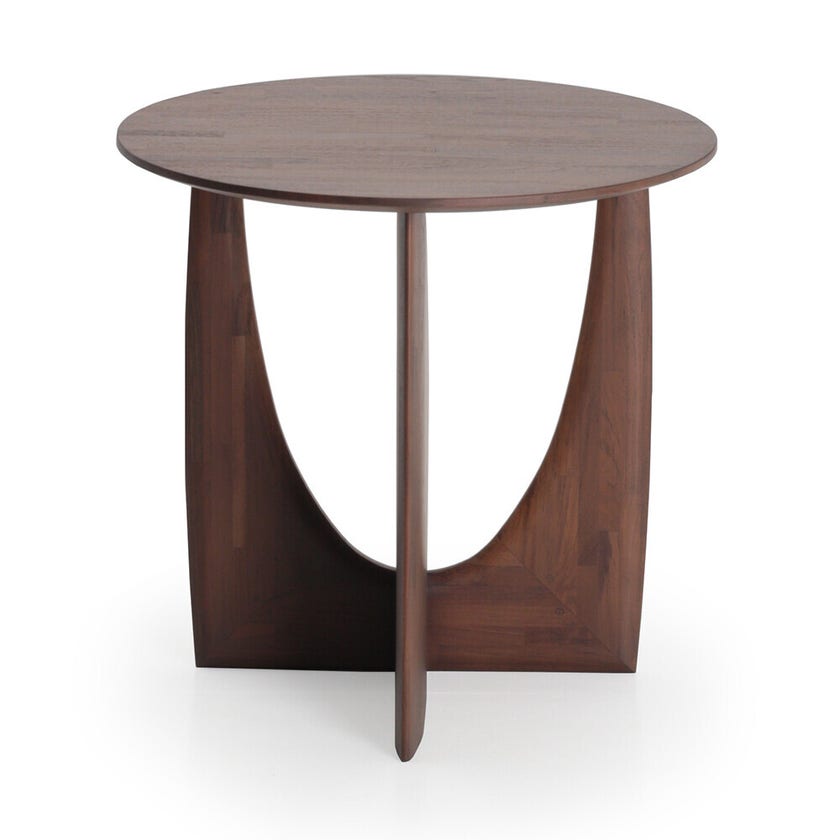 Table d'appoint GEOMETRIC en teck d'Ethnicraft, Brun Table d'appoint GEOMETRIC en teck d'Ethnicraft, Brun