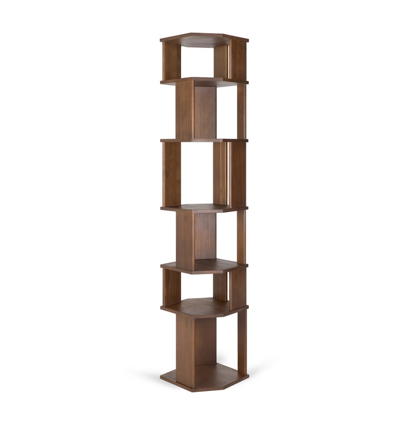 Colonne Stairs - teck vernis - brun
