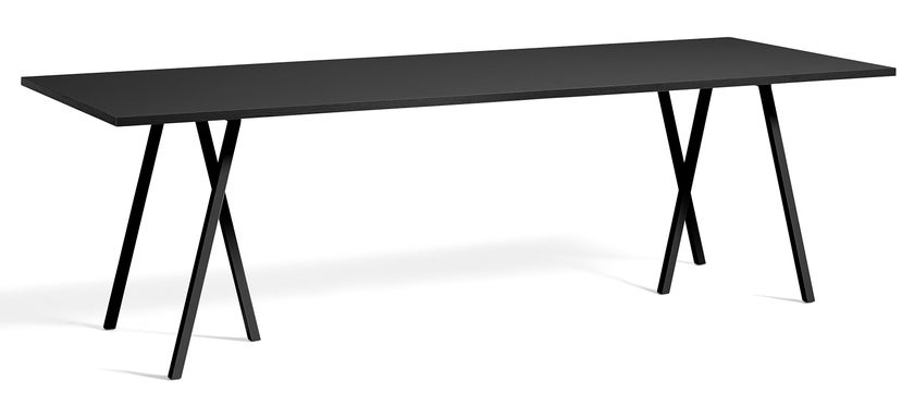 Table rectangulaire LOOP STAND de Hay, 250 x 92,5 cm, Noir Table rectangulaire LOOP STAND de Hay, 250 x 92,5 cm, Noir