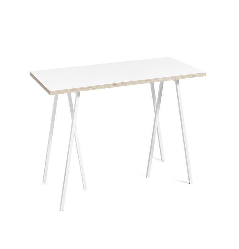 Table rectangulaire LOOP STAND de Hay, 160 x 77,5 cm, Blanc