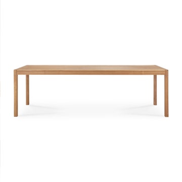 Table de jardin Jack - teck - rectangulaire d'Ethnicraft, 300x110x76