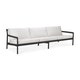 Sofa jack ethnicraft outdoor noir-blanc