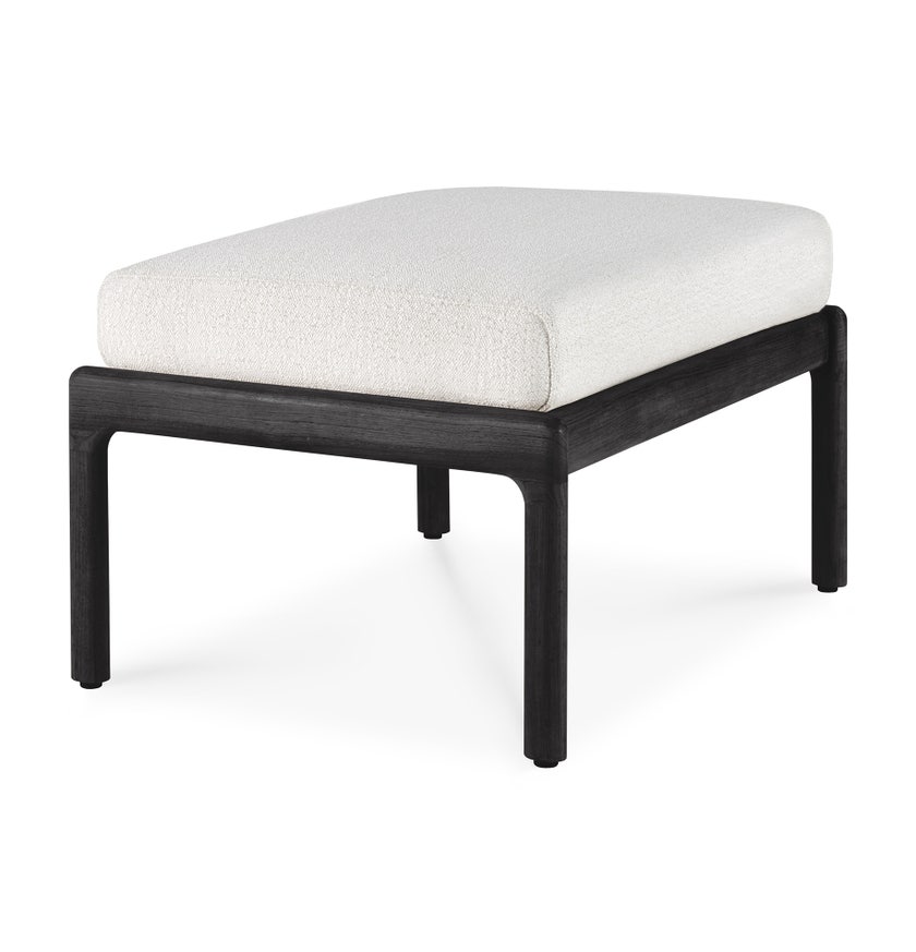 Pouf Jack Tissu Blanc Ethnicraft