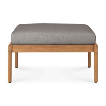 Repose-pieds JACK Outdoor de Ethnicraft, 71x54 H.40, Teck, tissu Mocha