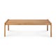 Table basse JACK OUTDOOR de Ethnicraft, 120 x 65 cm, Teck