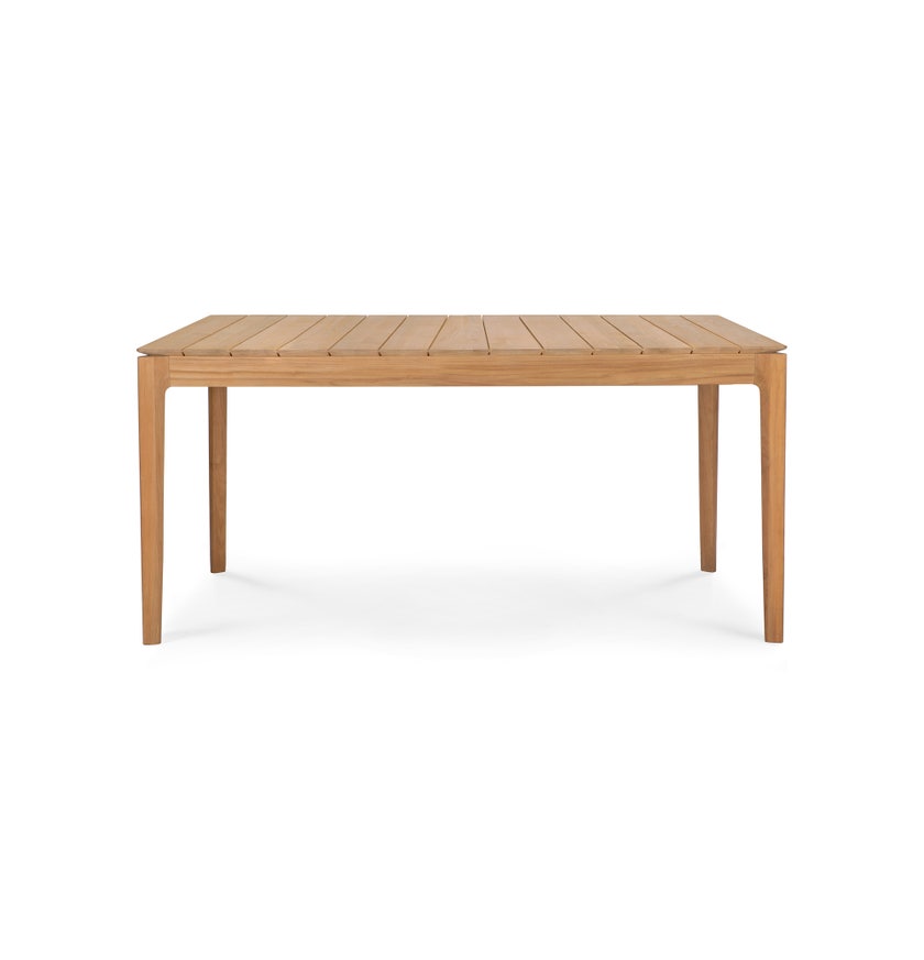 Table d'extérieur en teck BOK d'Ethnicraft, 162 x 80 x H.76 cm