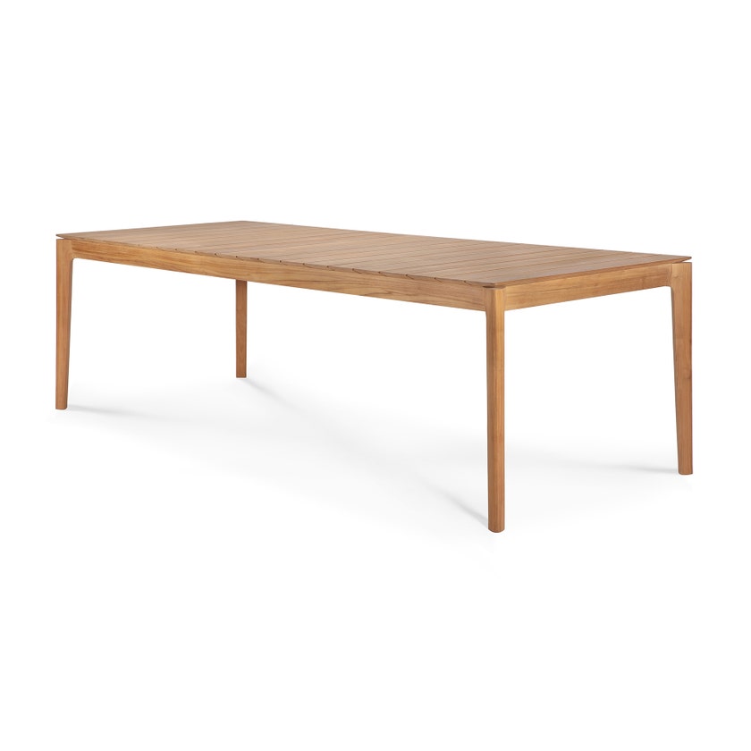 Table d'extérieur en teck BOK d'Ethnicraft, 250 x 100 x H.76 cm Table d'extérieur en teck BOK d'Ethnicraft, 250 x 100 x H.76 cm