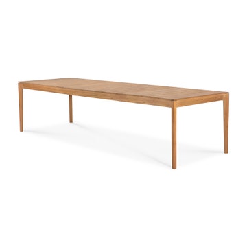 Table d'extérieur en teck BOK d'Ethnicraft, 300 x 100 x H.76 cm