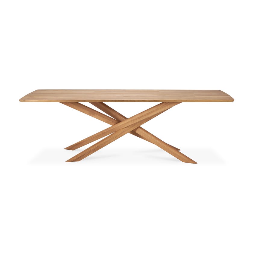 Table d'extérieur en teck MIKADO d'Ethnicraft, 240 x 108 x H.76 cm Table d'extérieur en teck MIKADO d'Ethnicraft, 240 x 108 x H.76 cm