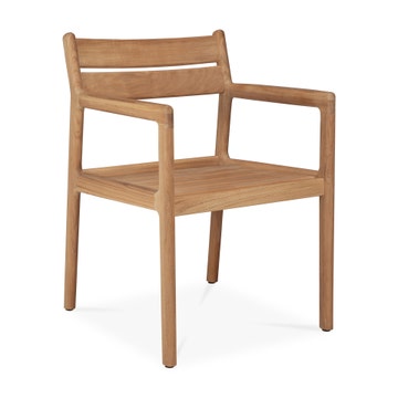 Structure de chaise  de jardin Jack - teck - avec accoudoirs d'Ethnicraft