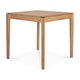 Table d'extérieur en teck BOK d'Ethnicraft, 80x80x76