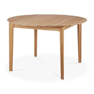 Table de jardin Bok - teck - ronde
