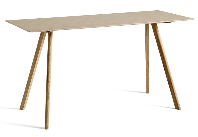 Table COPENHAGUE CPH30 200 X 80 X H.105 CM de Hay, Plateau et pieds en chêne vernis naturel Table COPENHAGUE CPH30 200 X 80 X H.105 CM de Hay, Plateau et pieds en chêne vernis naturel