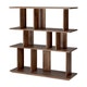 Etagère IRREGULAR de Ethnicraft, 112x37x115, teck vernis brun