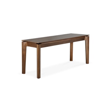 Banc Bok - teck vernis - brun