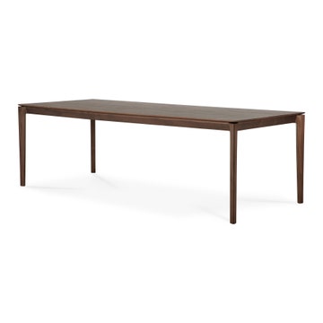 Table en teck vernis BOK d'Ethnicraft, 240x100x76, Brun foncé