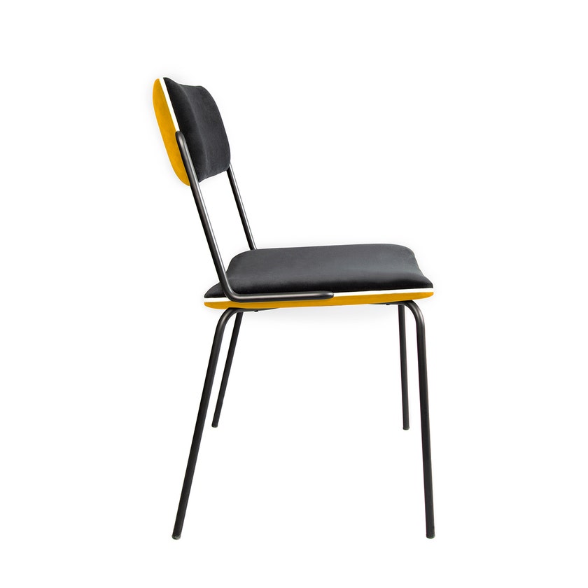 Chaise DOUBLE JEU de Sarah Lavoine, Ocre Chaise DOUBLE JEU de Sarah Lavoine, Ocre