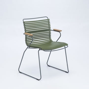 Fauteuil de table CLICK de Houe, Vert olive