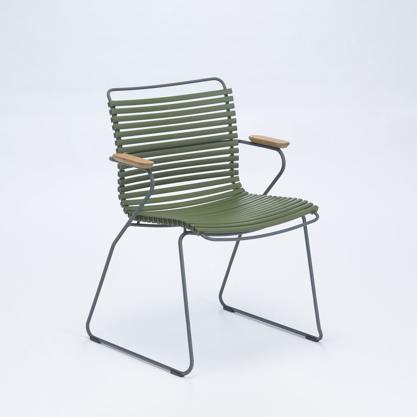 Fauteuil de table CLICK de Houe, Vert olive Fauteuil de table CLICK de Houe, Vert olive