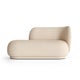 Divan RICO de Ferm Living, Brossé, Off white, Droit