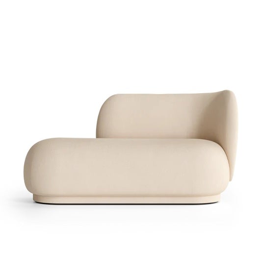 Divan RICO de Ferm Living, Brossé, Off white, Droit
