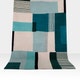 Tapis BORO, 200 x 300 cm, Bleu/Crème