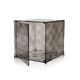 Meuble de rangement Cube OPTIC avec battant, Fumé