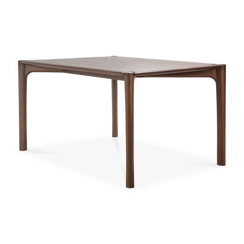 Table PI - teck vernis - brun foncé - rectangulaire, 160x80x76 Table PI - teck vernis - brun foncé - rectangulaire, 160x80x76