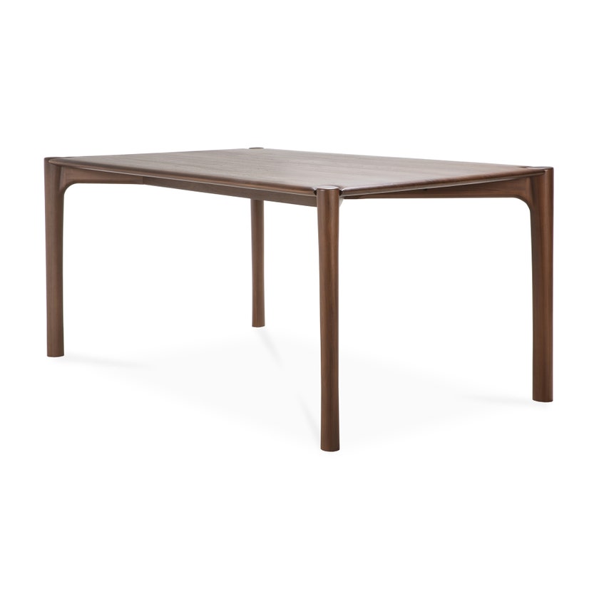Table PI - teck vernis - brun foncé - rectangulaire, 200x95x76 Table PI - teck vernis - brun foncé - rectangulaire, 200x95x76