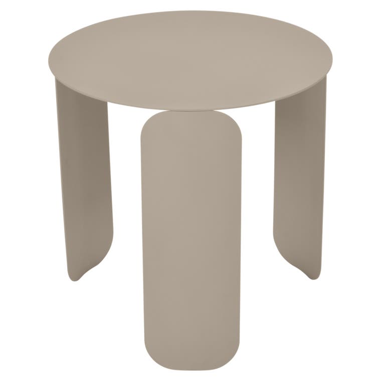 Table basse BEBOP de Fermob, D. 45, Muscade Table basse BEBOP de Fermob, D. 45, Muscade