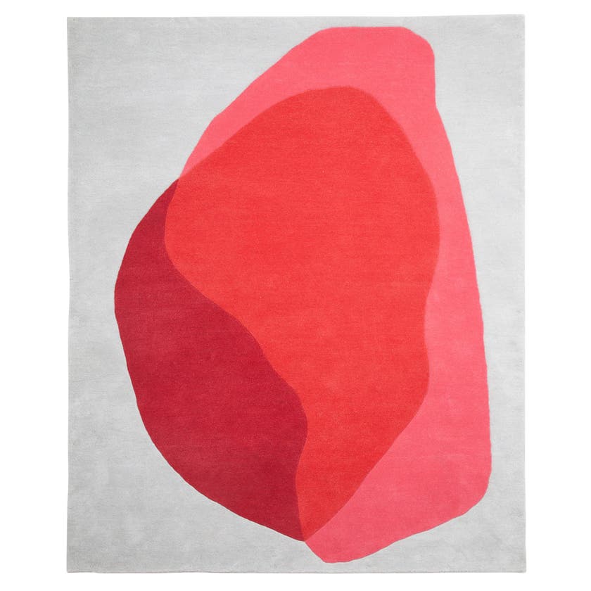 Tapis JANE Rouge Rouge Laine Tapis JANE Rouge Rouge Laine