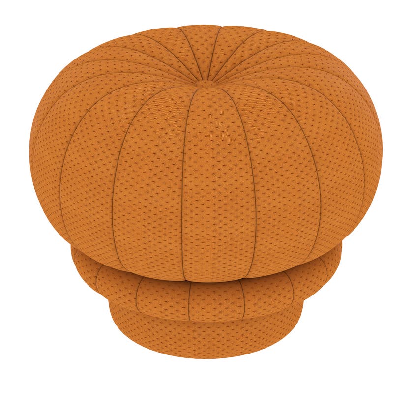 Pouf CLAUDIE, ocre Pouf CLAUDIE, ocre