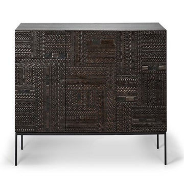 Buffet ANCESTORS TABWA d'Ethnicraft, L.150 cm, 3 portes, Noir