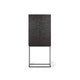 Armoire GROOVES d'Ethnicraft, 2 portes, 2 tiroirs intérieurs, Teck vernis noir