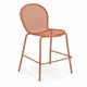 Tabouret haut RONDA, Rouge d'érable