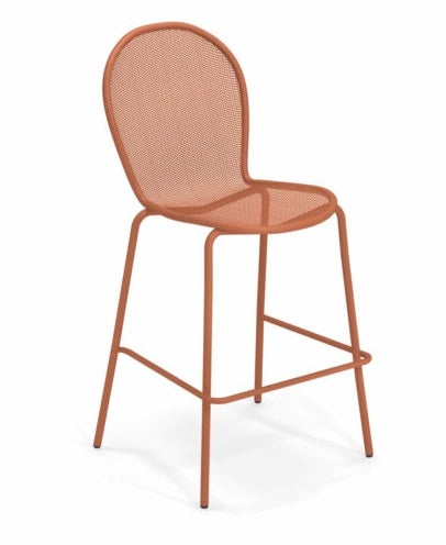 Tabouret haut RONDA de Emu, Rouge d'érable Tabouret haut RONDA de Emu, Rouge d'érable